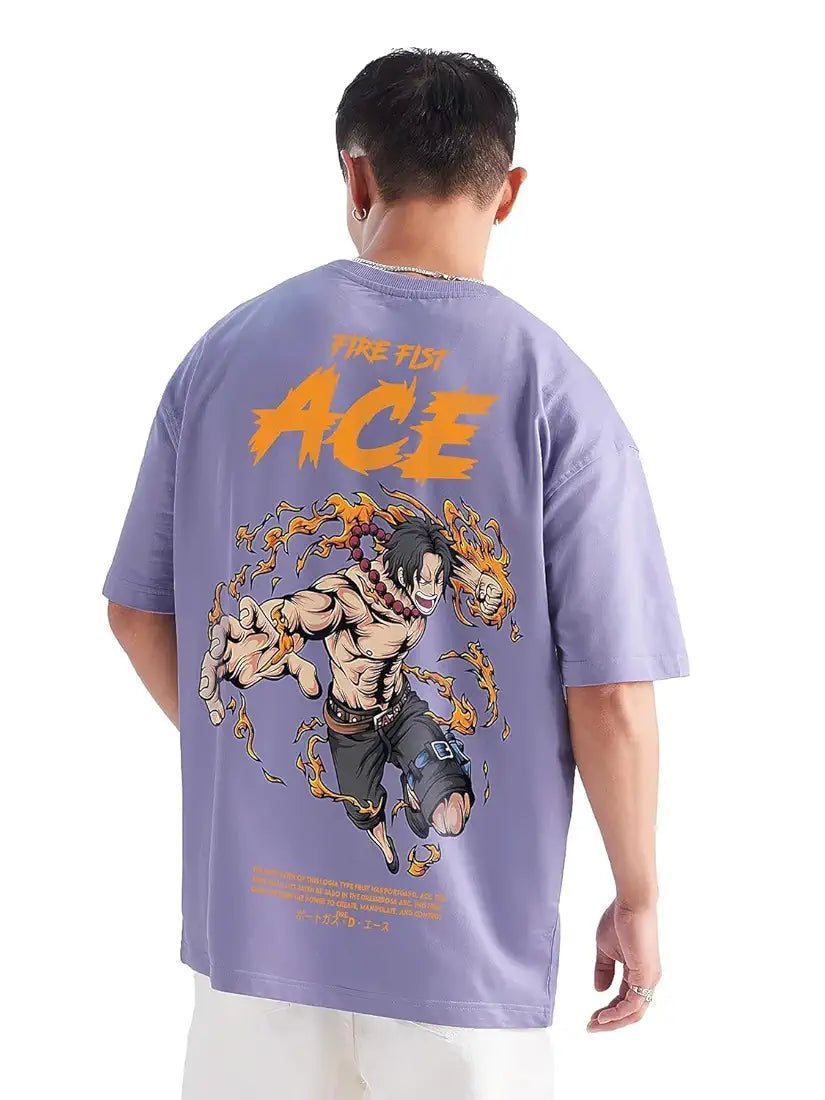 Fire Fist Ace Oversized T-Shirt – One Piece Edition