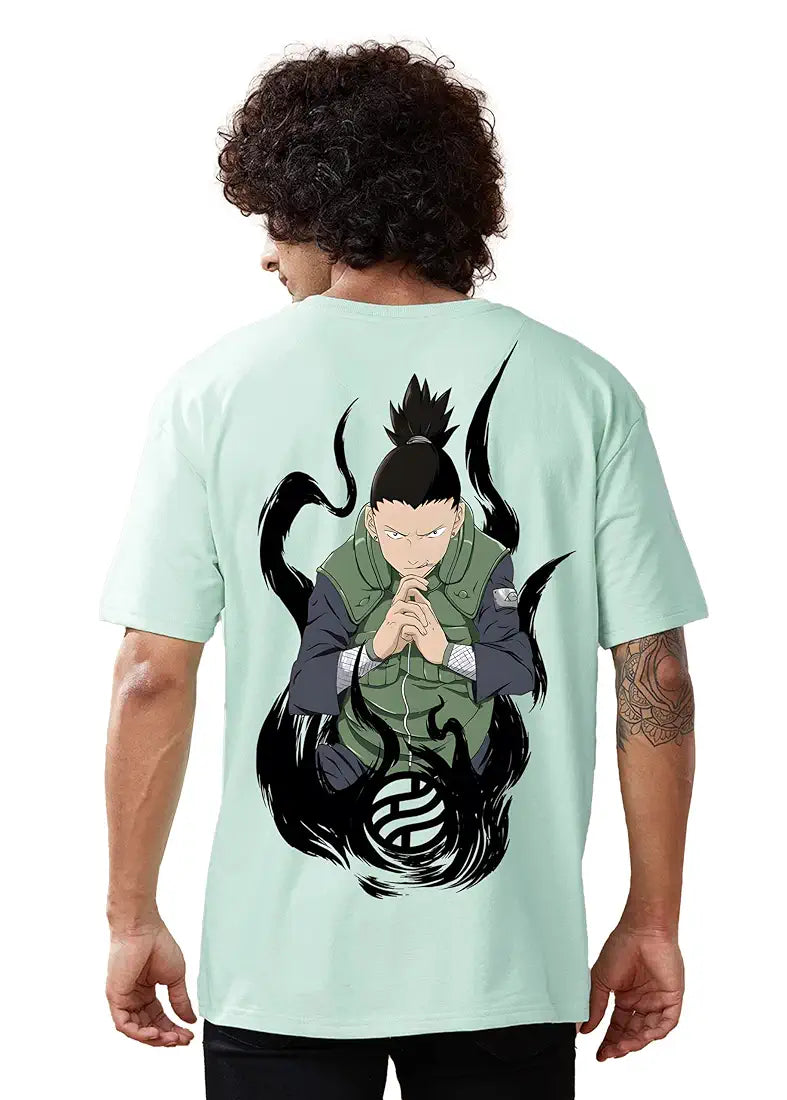 Shikamaru Nara Black Oversized T-Shirt – Naruto Edition